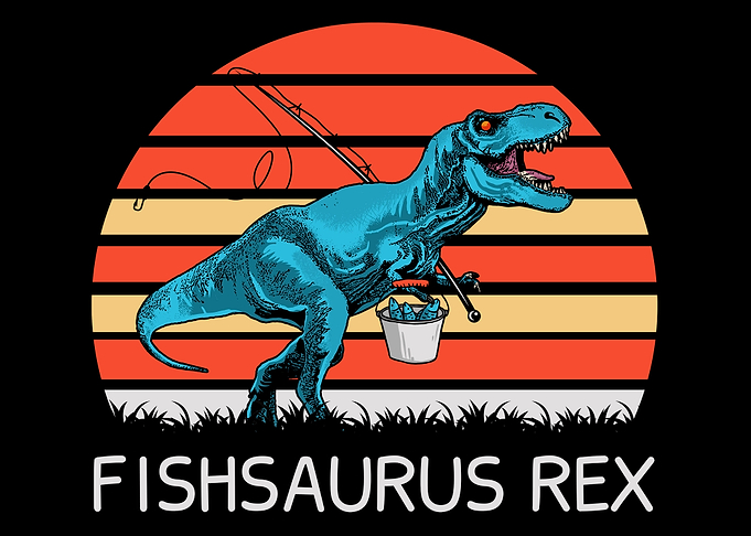 Fishing Dinosaur TRex