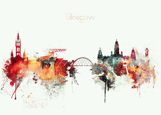 Glasgow Scotland Skyline