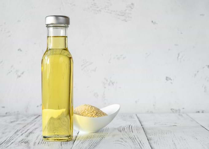 Bottle of sesame oil