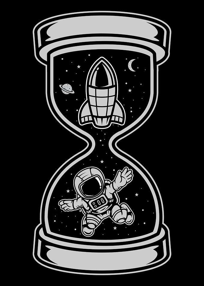 Astronaut Clock