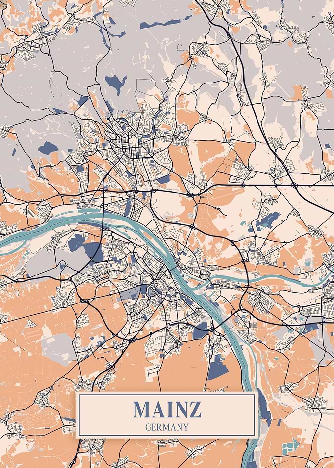 Mainz Map Germany