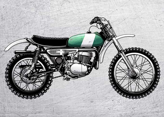 Motorbike Wall Art 8
