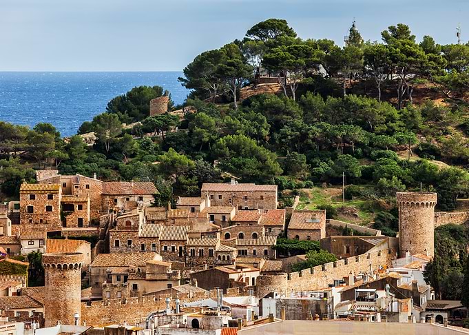 Tossa de Mar in Spain