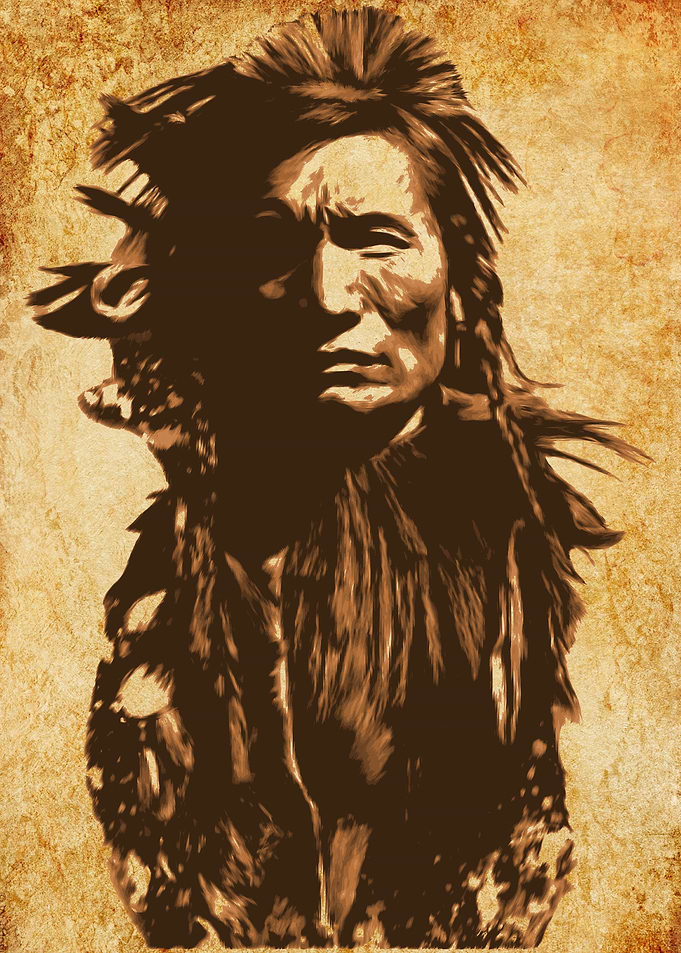 Vintage native indian