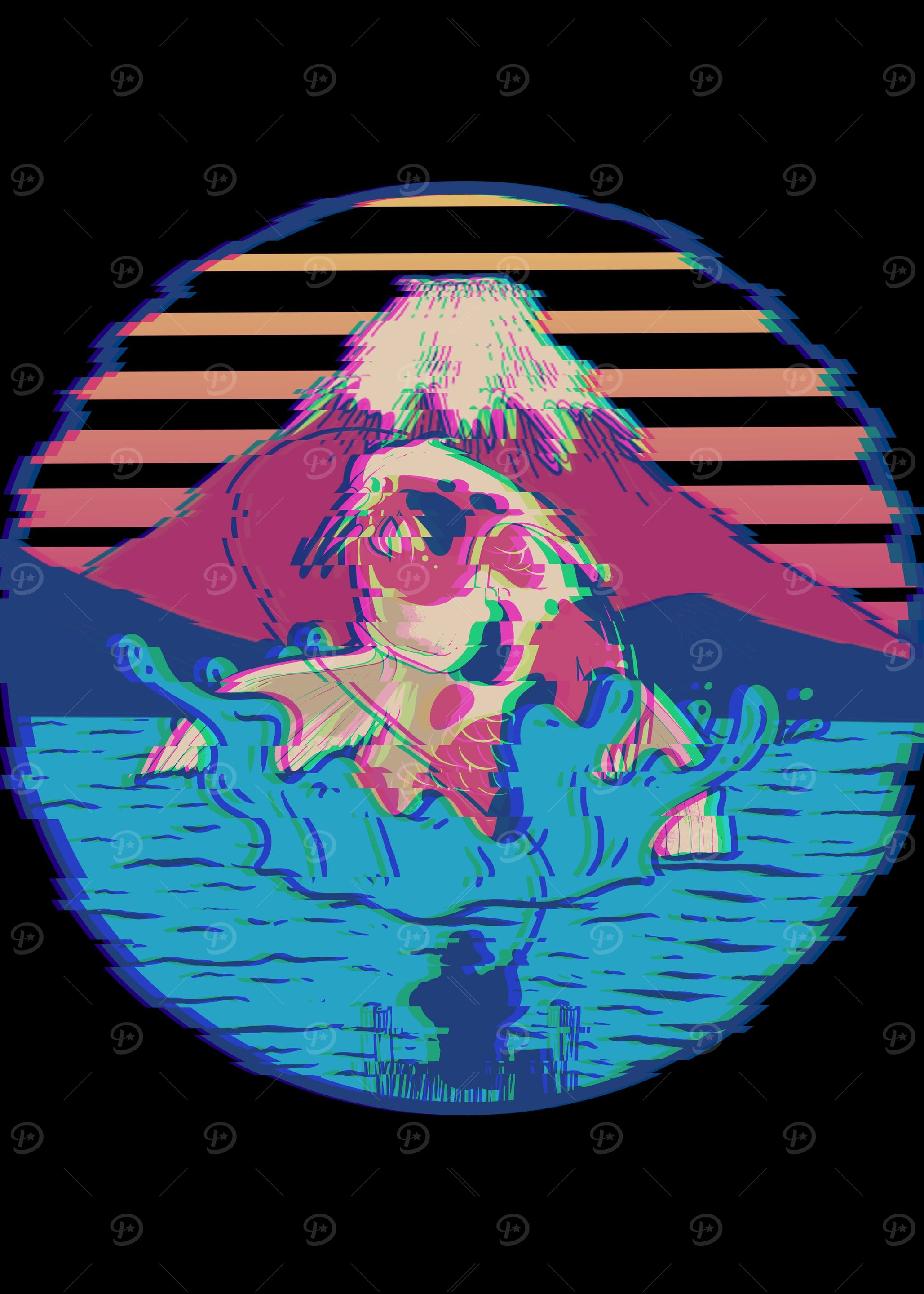 Retro Fishing Fisherman