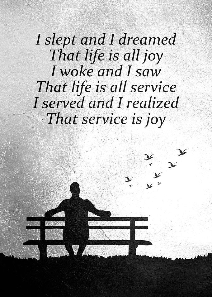 Service Is Joy