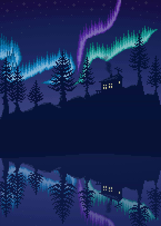 Polar Lights Lake