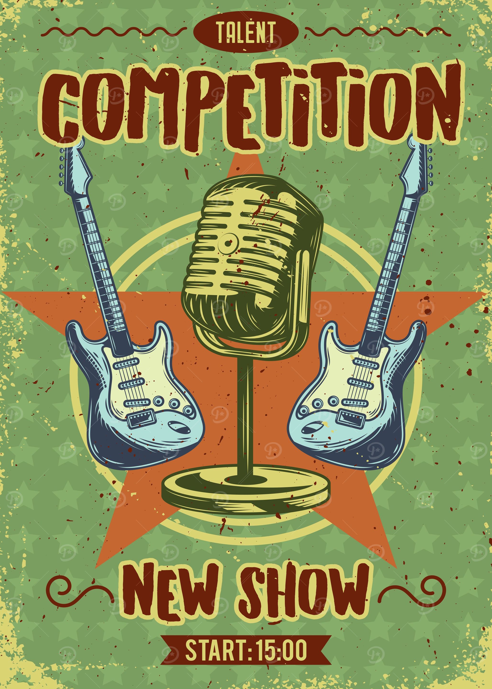 Advertising poster