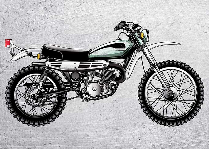 Motorbike Wall Art 6