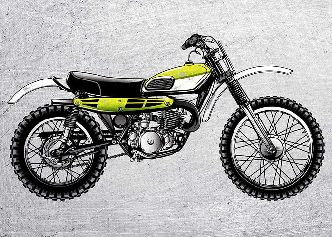 Motorbike Wall Art 4
