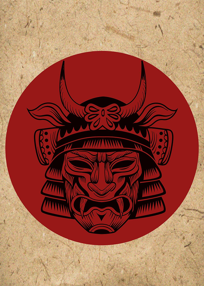 Skull Samurai Mask