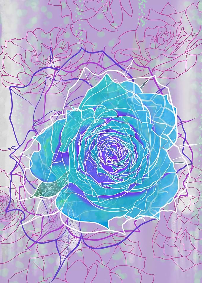 blue