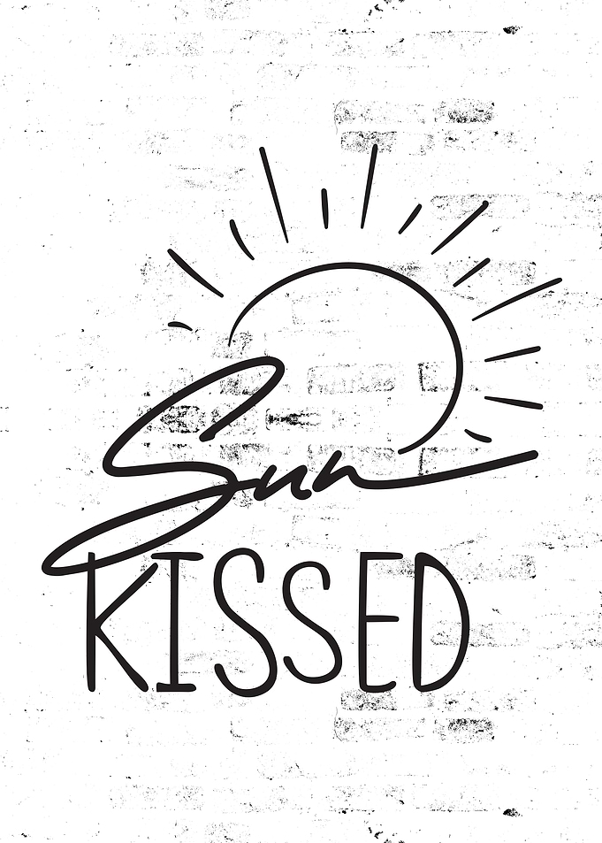 Sun Kissed funny Wall Art