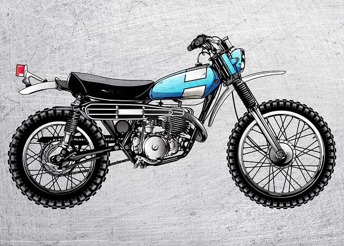 Motorbike Wall Art 1