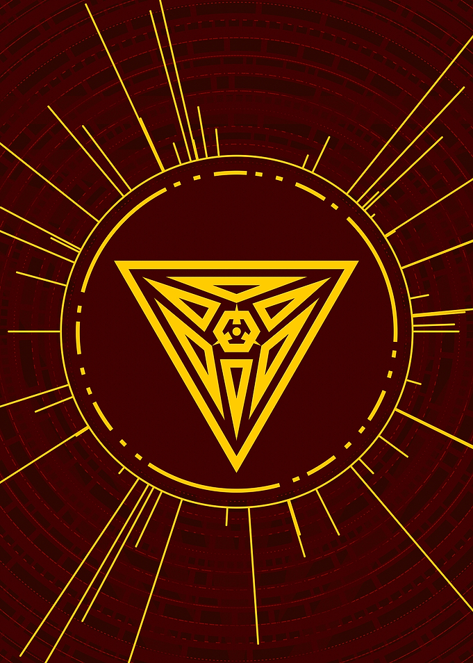 Gold Glyph Mandala Rune