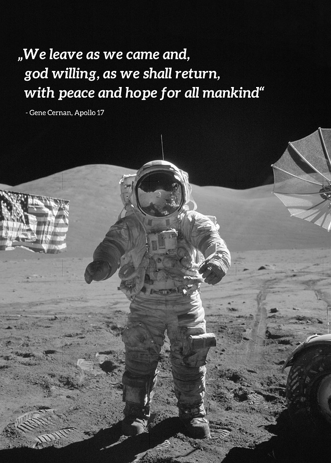 NASA Apollo 17 Gene Cernan