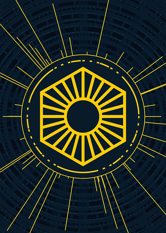 Yellow Gold Magic Glyph