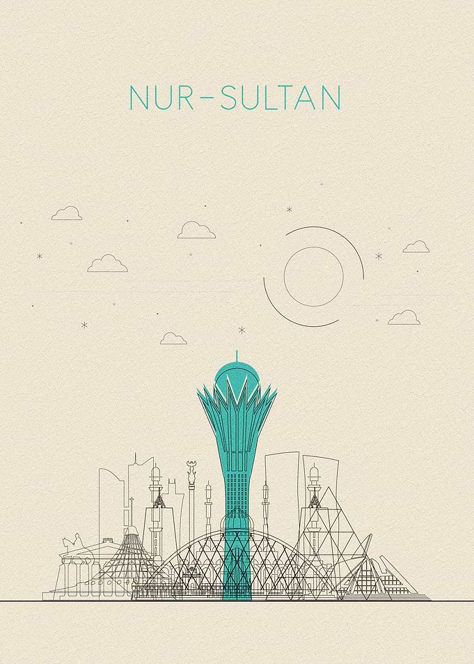 Nur Sultan Astana Skyline
