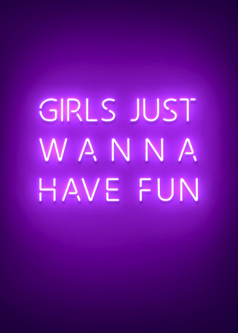 Purple Neon Light
