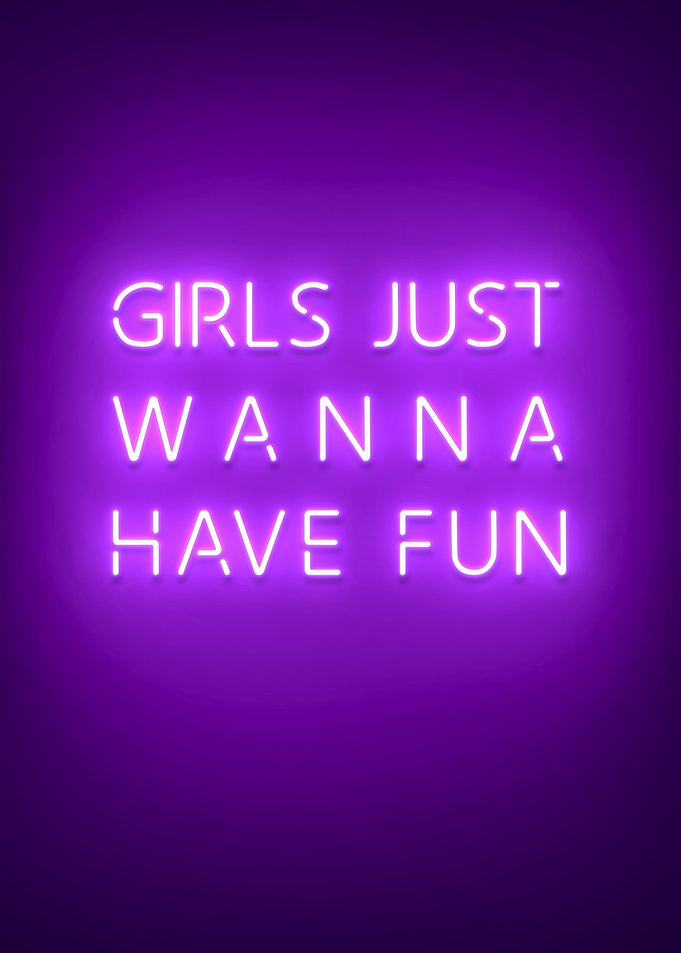 Purple Neon Light
