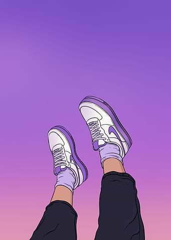 Purple Sneakers