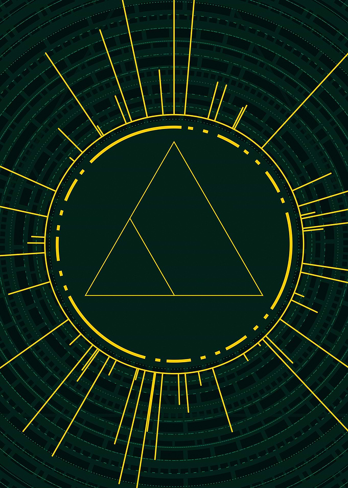 Yellow Gold Magic Glyph