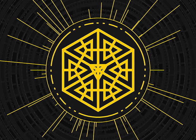 Yellow Gold Magic Glyph