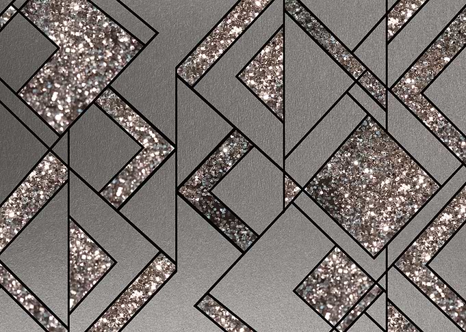 Art Deco Geo Glitter 1