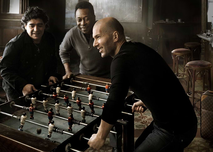 Maradona Pele Zidane