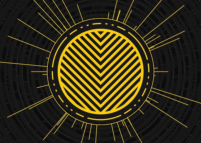 Gold Glyph Mandala Rune