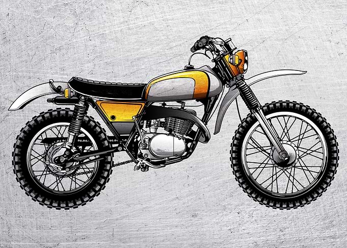 Motorbike Wall Poster 31