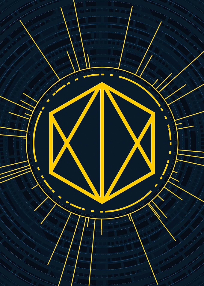 Yellow Gold Magic Glyph