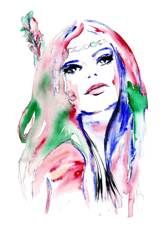 Hippy girl
