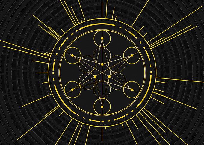Yellow Gold Magic Glyph