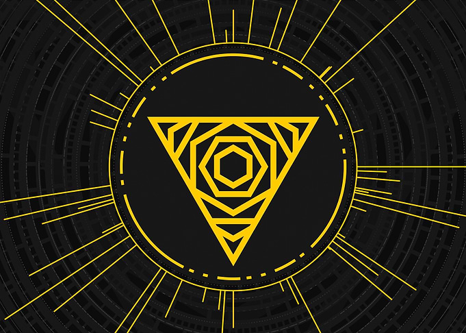 Gold Glyph Mandala Rune