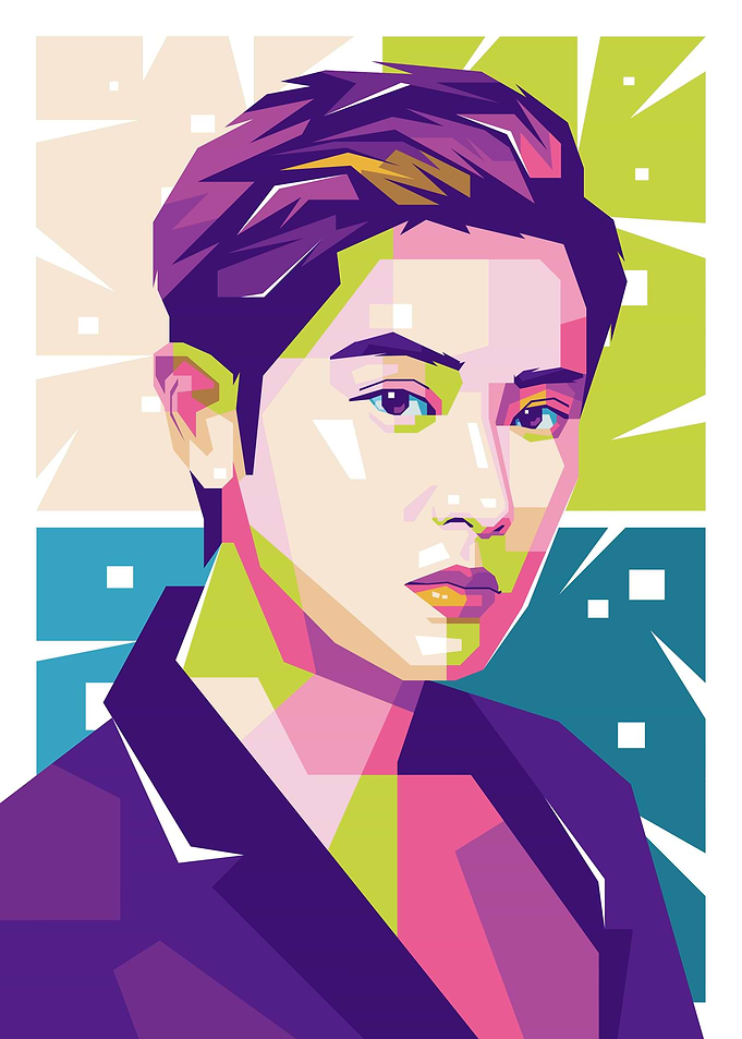 EXO CHANYEOL POP ART