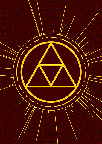 Gold Glyph Mandala Rune