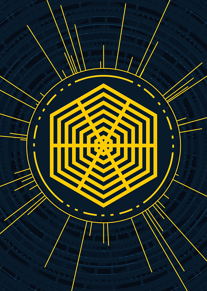 Gold Glyph Mandala Rune