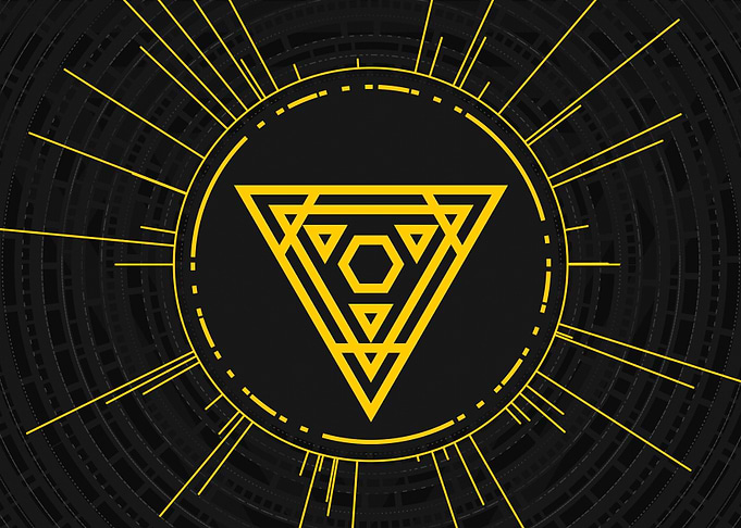 Gold Glyph Mandala Rune