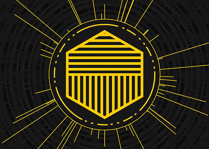 Gold Sacred Geometry Glyph