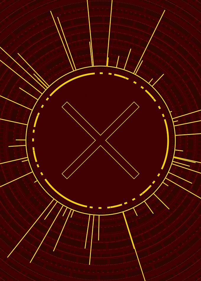 Yellow Gold Magic Glyph