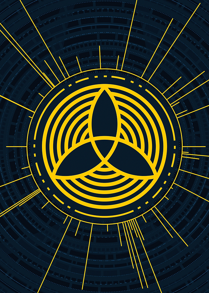 Gold Glyph Mandala Rune