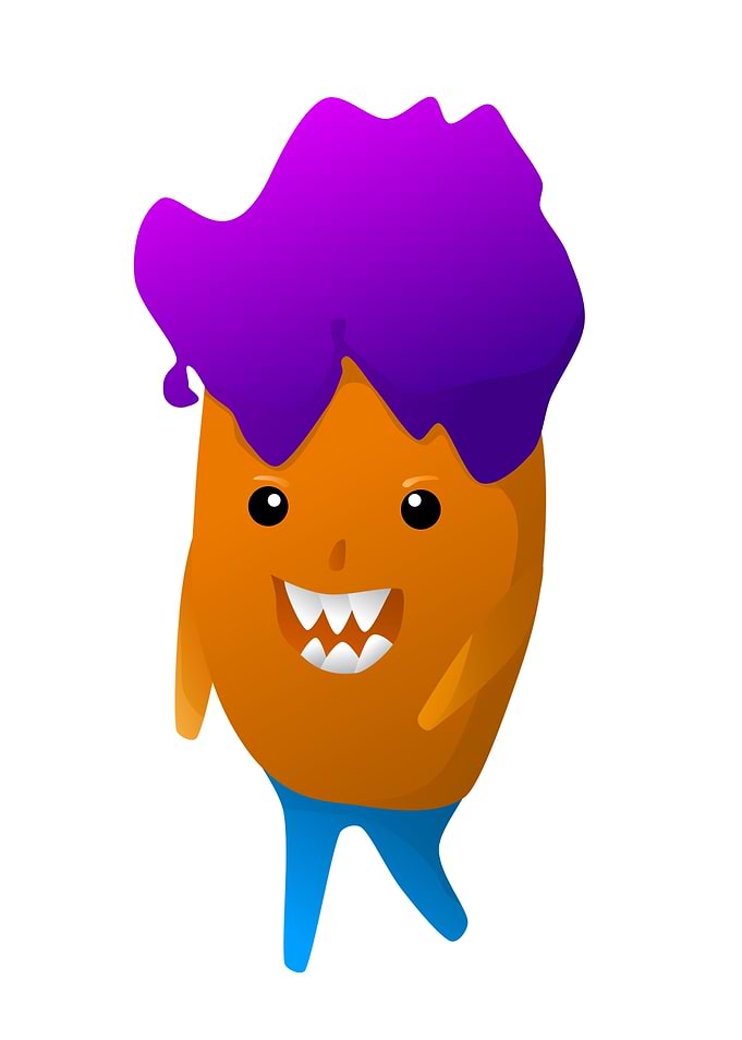 Character tropical face