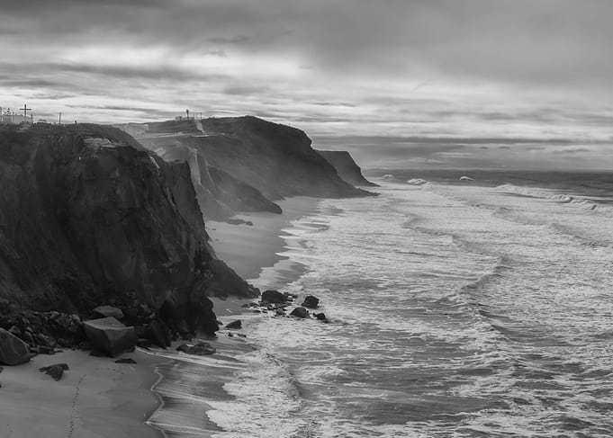 Storm on the coast