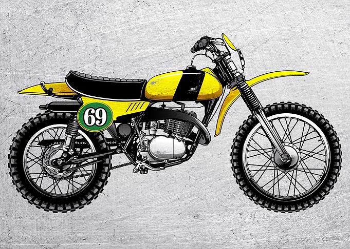 Motorbike Wall Poster 36
