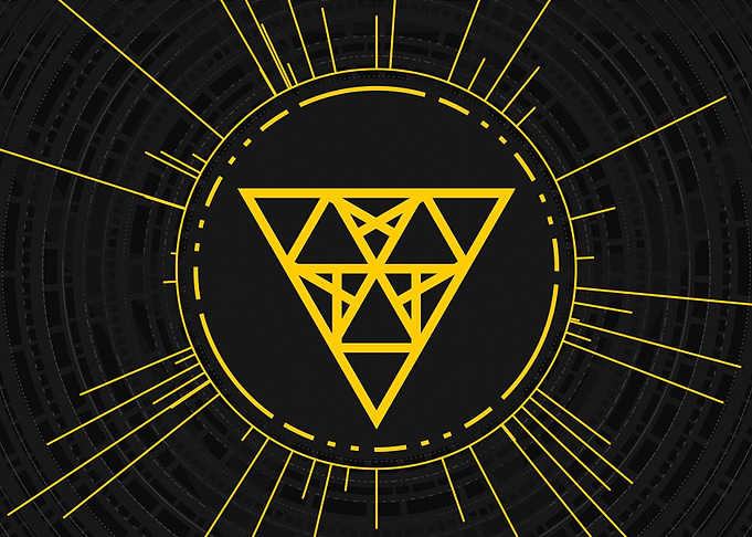 Gold Glyph Mandala Rune