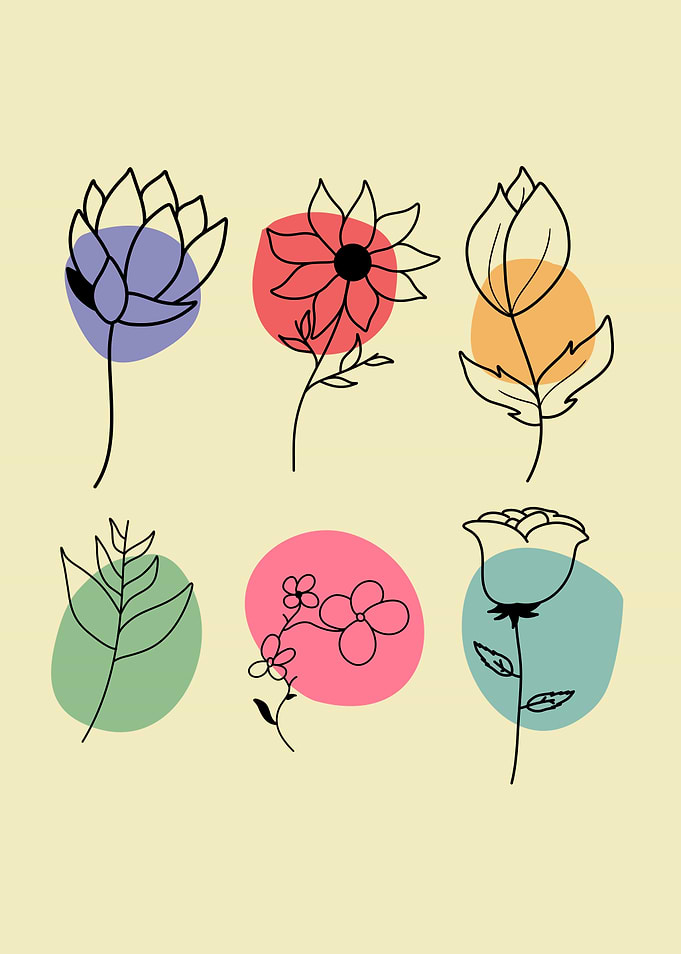Botanical minimalist room
