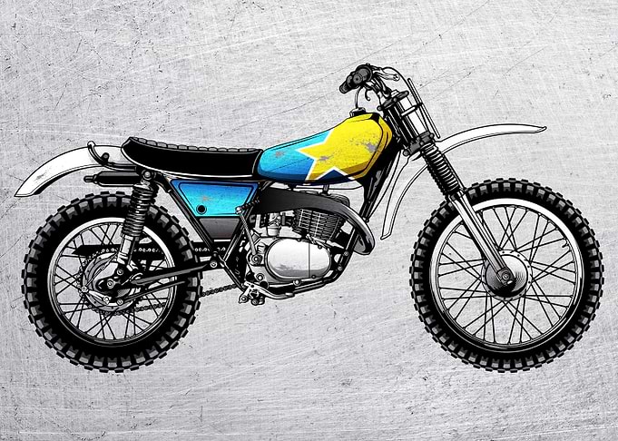 Motorbike Wall Poster 35