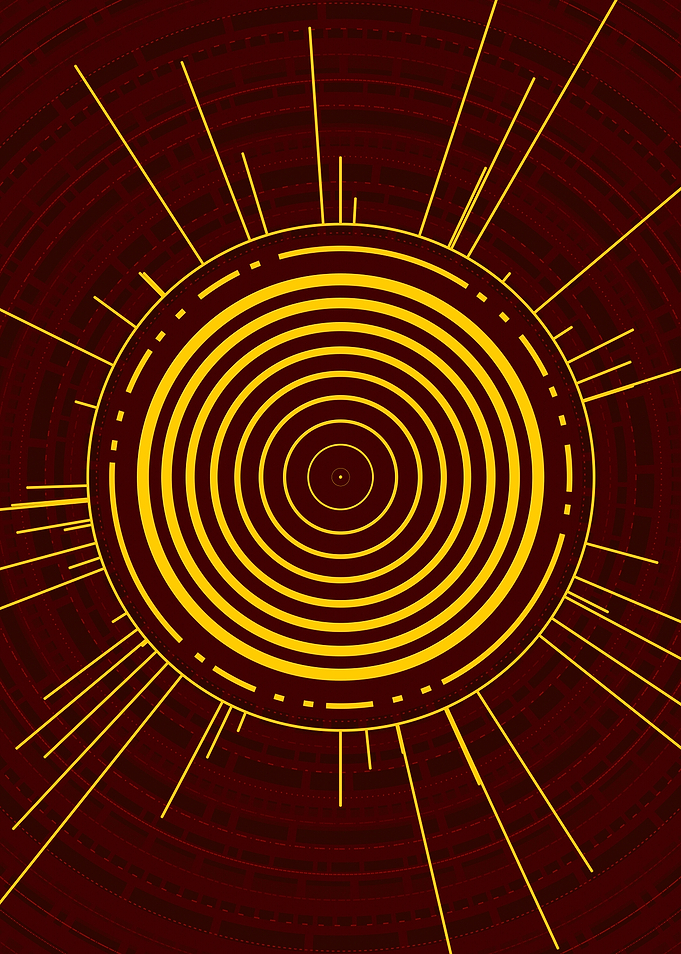 Yellow Gold Magic Glyph