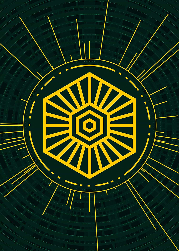 Yellow Gold Magic Glyph